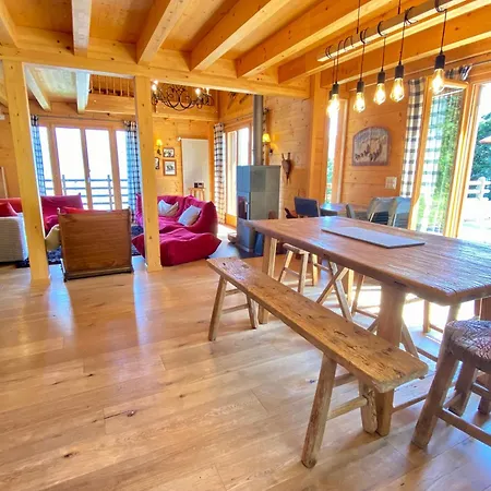 شاليه La Pourvoirie - 4 Vallees - Thyon-les Collons, 10 Pers, A 200 M, 4 Parkings, Vue Fantastique ! *