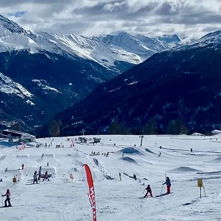 La Pourvoirie - 4 Vallees - Thyon-les Collons, 10 Pers, A 200 M, 4 Parkings, Vue Fantastique ! Шале *