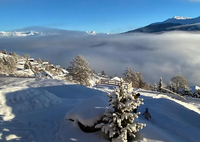 Chalé La Pourvoirie - 4 Vallées - Thyon-les Collons, 10 Personnes, Pistes De à 200m, Vue Magnifique ! Hérémence
