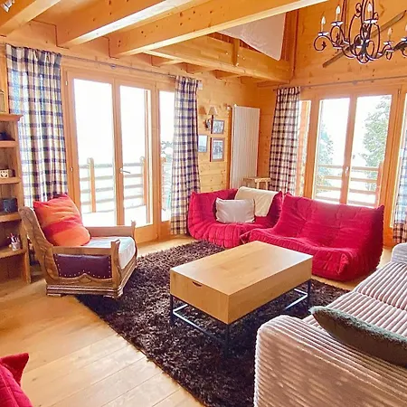 La Pourvoirie - 4 Vallees - Thyon-les Collons, 10 Pers, A 200 M, 4 Parkings, Vue Fantastique ! Dağ evi