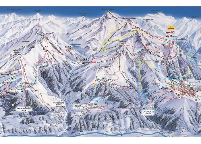 Dağ evi La Pourvoirie - 4 Vallees - Thyon-les Collons, 10 Pers, A 200 M, 4 Parkings, Vue Fantastique ! *